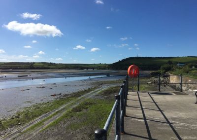 Low tide on the River Camel from Padstow