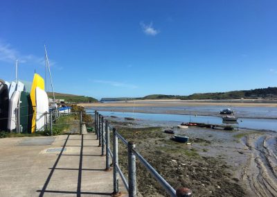 Looking out to see along the Camel estuary